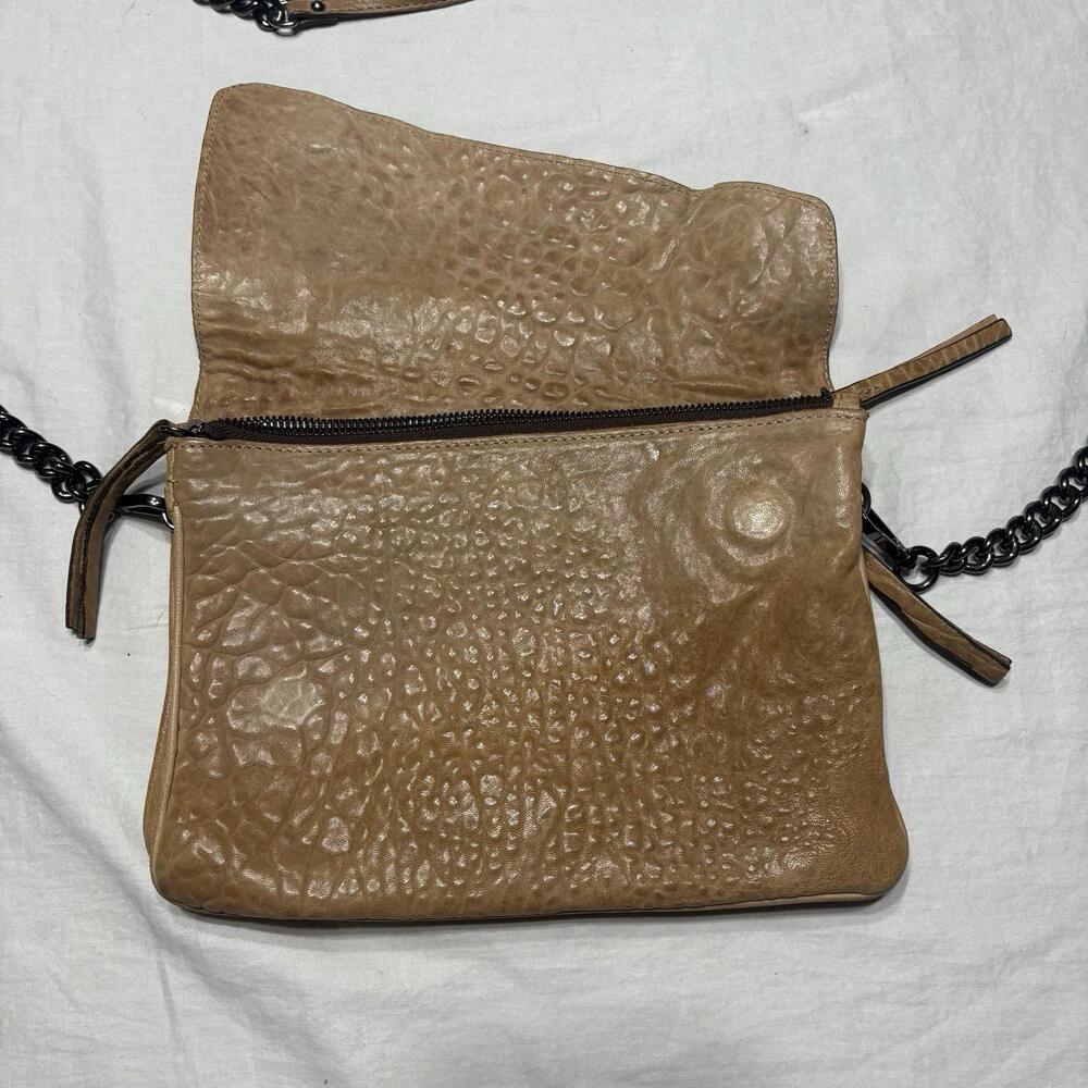 Maxon Collection Purse Tan Leather Crossbody Made in Italy Classic - Picture 15 of 16